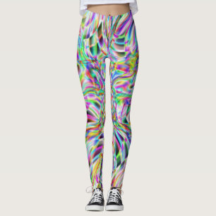 Iridescent Chrome Eleven Leggings