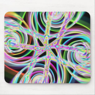 Iridescent Chrome Nine Mouse Mat