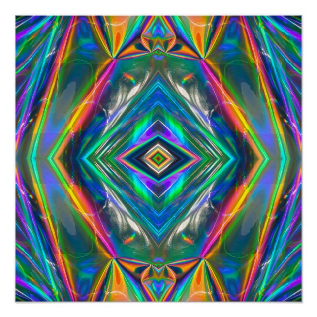 Iridescent Chrome Perfect Poster (Front)
