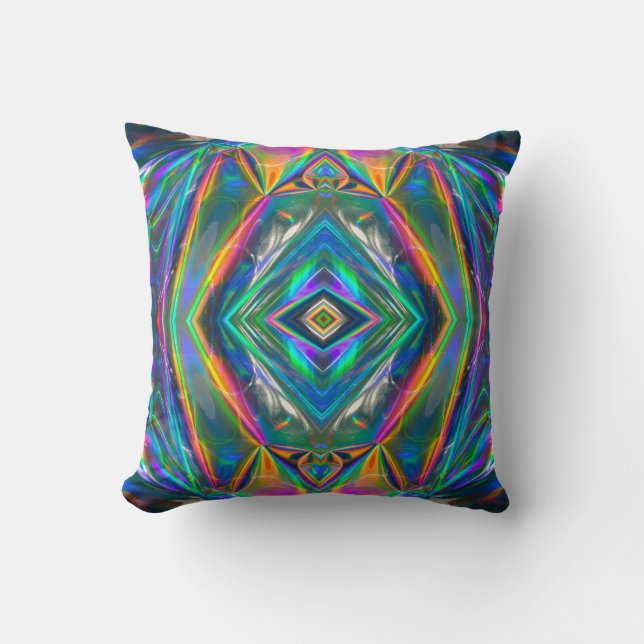 Iridescent Chrome Pillow (Front)