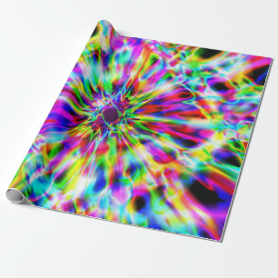 Iridescent Chrome Six Wrapping Paper