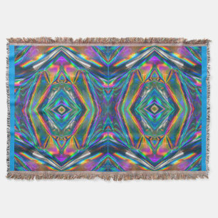 Iridescent Chrome Throw Blanket