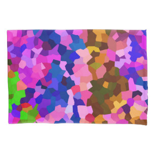 Iridescent Crystalline Abstract Pattern Pillowcase