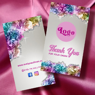 Iridescent crystals package insert