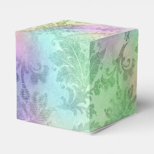 Iridescent Damask Favour Box