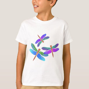 Iridescent Dive Bombing Dragonflies T-Shirt