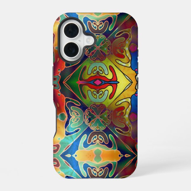 Iridescent Dream iPhone 16 Case (Back)