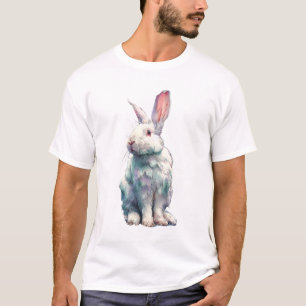 Iridescent Dream Prism Rabbit Men T-Shirt