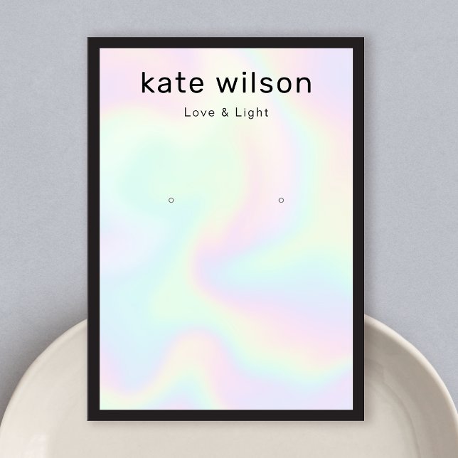 Iridescent Earring Display Card (Creator Uploaded)