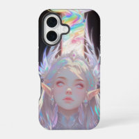 Iridescent Elf Queen with Aurora Crown