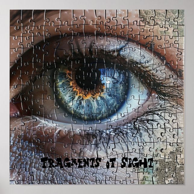 Iridescent Eye Puzzle Poster (Front)