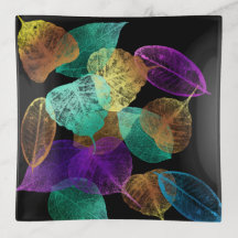 Iridescent Falling Leaves