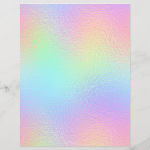 Iridescent Faux Foil Scrapbook Paper No. 16
