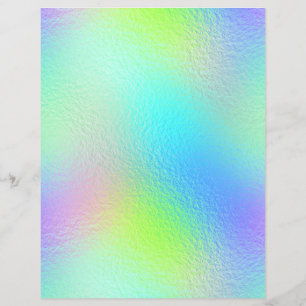 Iridescent Faux Foil Scrapbook Paper No. 24