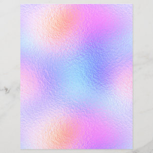 Iridescent Faux Foil Scrapbook Paper No. 34