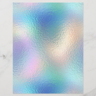 Iridescent Faux Foil Scrapbook Paper No. 46