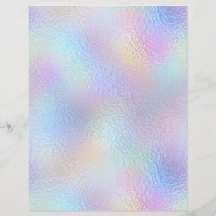 Iridescent Faux Foil Scrapbook Paper No. 47
