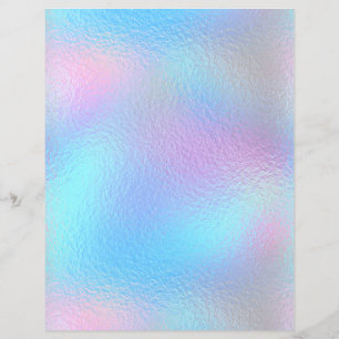 Iridescent Faux Foil Scrapbook Paper No. 51