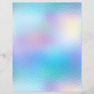 Iridescent Faux Foil Scrapbook Paper No. 52