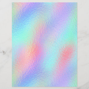 Iridescent Faux Foil Scrapbook Paper No. 53