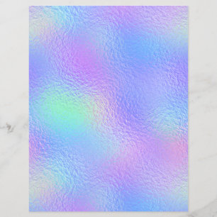 Iridescent Faux Foil Scrapbook Paper No. 60