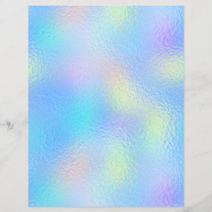 Iridescent Faux Foil Scrapbook Paper No. 62