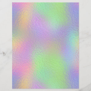 Iridescent Faux Foil Scrapbook Paper No. 66