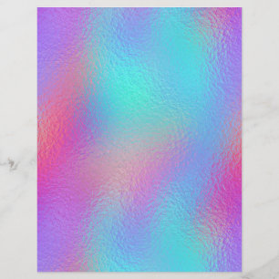 Iridescent Faux Foil Scrapbook Paper No. 67