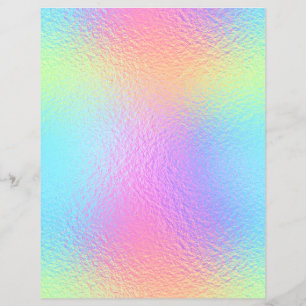 Iridescent Faux Foil Scrapbook Paper No. 7