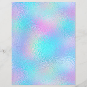Iridescent Faux Foil Scrapbook Paper No. 73