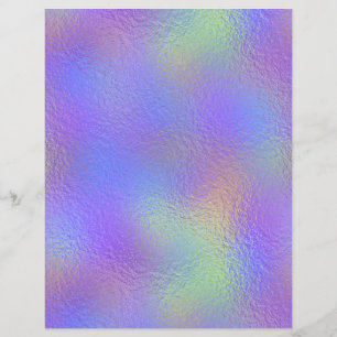 Iridescent Faux Foil Scrapbook Paper No. 79
