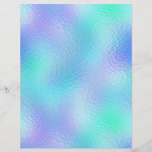 Iridescent Faux Foil Scrapbook Paper No. 81