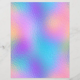 Iridescent Faux Foil Scrapbook Paper No. 86