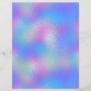 Iridescent Faux Foil Scrapbook Paper No. 92