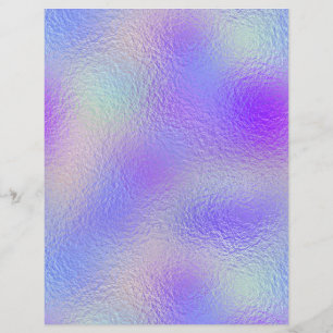 Iridescent Faux Foil Scrapbook Paper No. 97