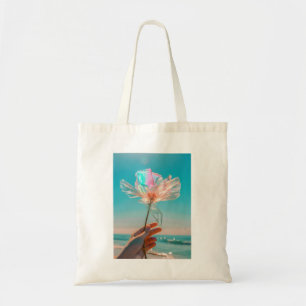 Iridescent Flower Tote Bag