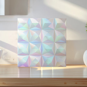 Iridescent Geometric 3D Square ID1178 Tile