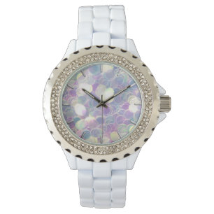 Iridescent Glitter Watch