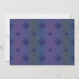 Iridescent Holographic Dots Pattern Card