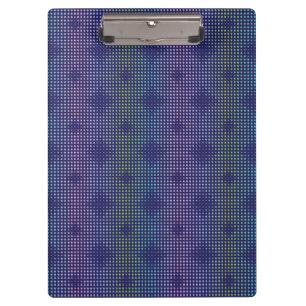 Iridescent Holographic Dots Pattern Clipboard