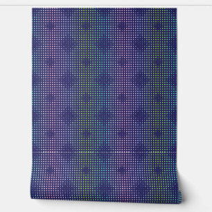 Iridescent Holographic Dots Pattern Wallpaper