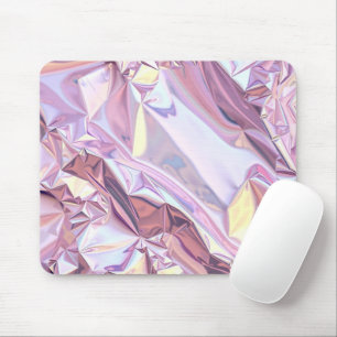 Iridescent Holographic Foil Background Mouse Mat
