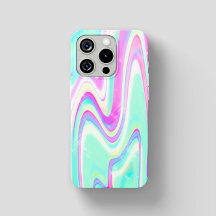 Iridescent Holographic Liquid Swirl