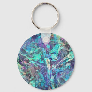 iridescent key ring