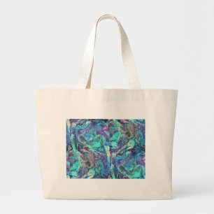 iridescent large tote bag
