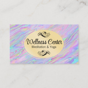 Iridescent Liquid Business Card
