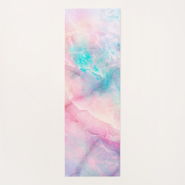 Iridescent Marble Yoga Mat (Back)