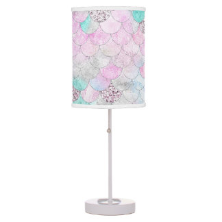 Iridescent Mermaid Scales Desk Lamp