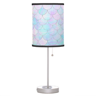 Iridescent Mermaid Scales Desk Lamp