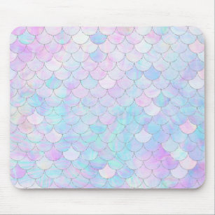 Iridescent Mermaid Scales Mouse Mat